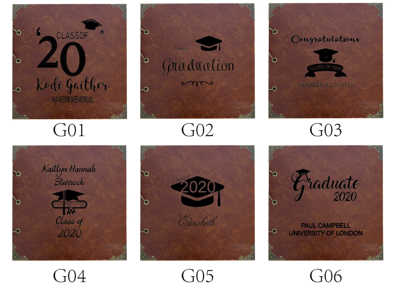 Personalized Graduation Leather Photo Album /graduation Photo Album ...