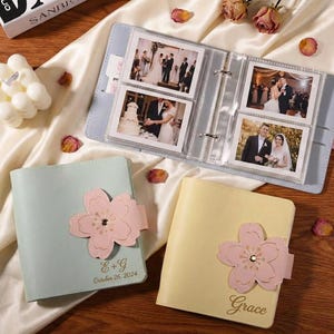 Personalized Mini Photo Album ,Custom Wedding Polaroid Photo Album, 3 inches Albums, Storage Albums , 100 photos Photo Album, Custom Name