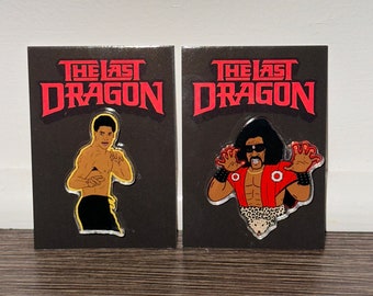 The Last Dragon Shonuff Bruce Leroy Acrylic Pin Set Etsy