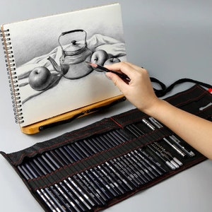 Buy Brustro Fine Art Graphite Sketch Pencil Set of 5 online in India |  Hello August