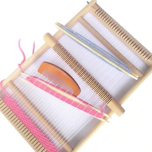 Round Weaving Loom Kit Circular Loom Hoop Frame Weave Etsy Canada