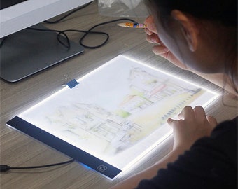 A3/A4 Light Pad Wireless Battery Powered Light Box Artcraft Tracing Pad  Rechargeable Light Board for Artists Drawing X-ray - AliExpress