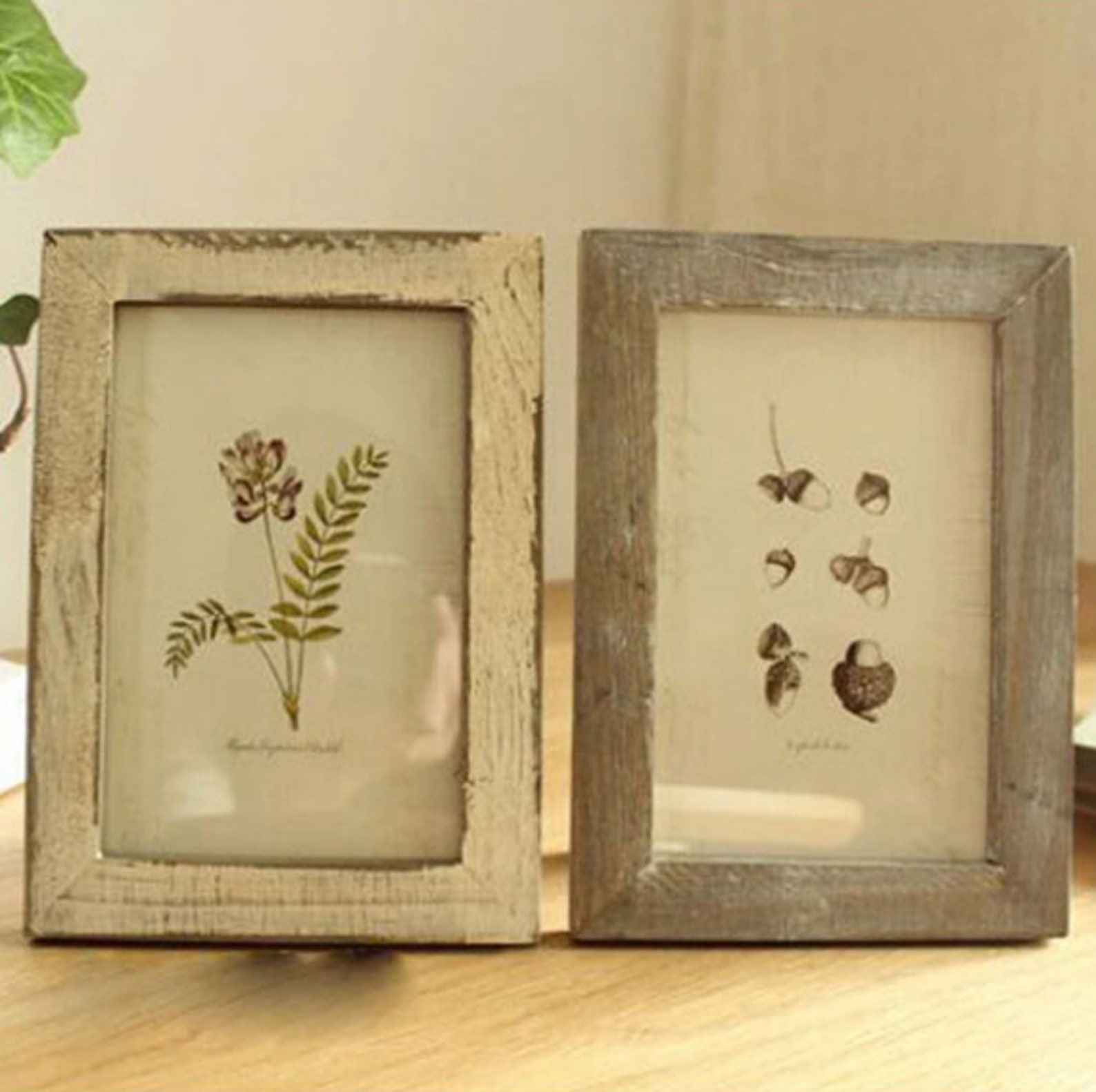 Farmhouse Distressed Frame Wooden Craft Frame Vintage 5 Inch Etsy
