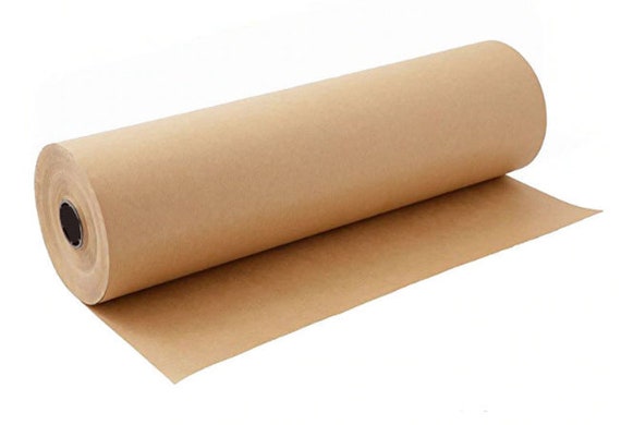 1pc, Brown Kraft Paper Roll, Brown Craft Paper Roll For Table Covering,  Brown Wrapping Paper Roll For Shipping, Brown Packing Paper Roll Paper  Table R