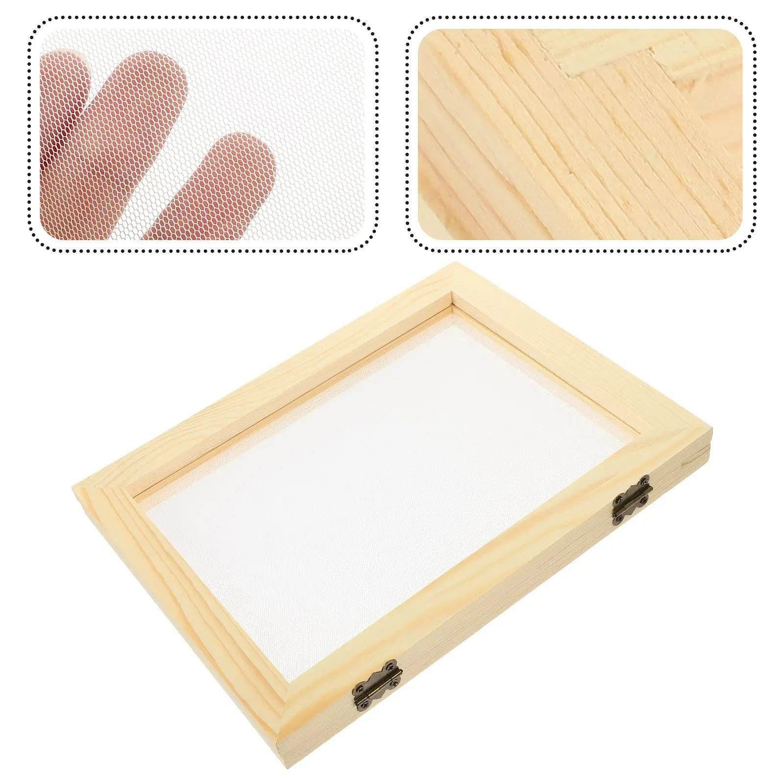 Wooden Paper Making Frame: DIY Handmade Paper Craft Kit - Etsy