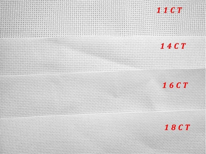 Aida-Stickstoff Kreuzstich-Leinwand 100x150cm - Mehrere Stärken Für Stickprojekte