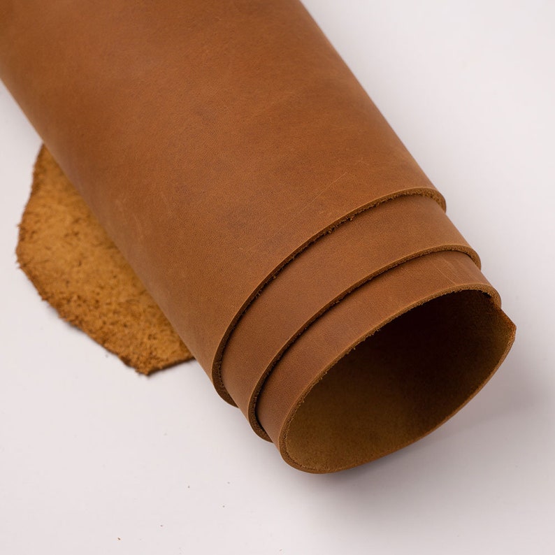 Full Grain 100 Genuine Cowhide Leather Thick First Layer Etsy