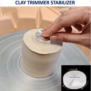 Clay Trimmer Stabilizer | Spinning Tool, Trimming Spinner for Pottery Wheel, Ceramics Stabilizer | 30mm to 50mm Diameter Size |Free Shipping