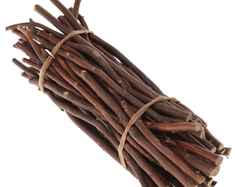 50 Pcs Natural Wooden Sticks: Crafting Twigs, DIY Decor