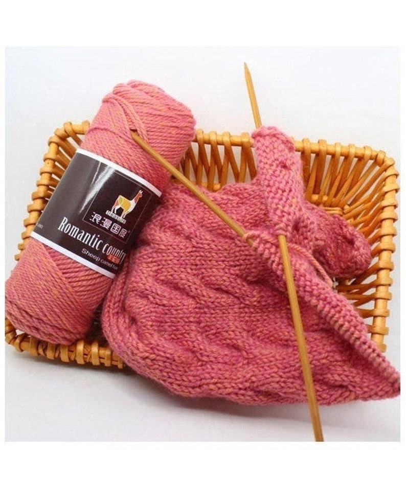 Alpaca Wool Yarn: Soft, Skin-Friendly Knitting & Crochet (100g/skein) image 2