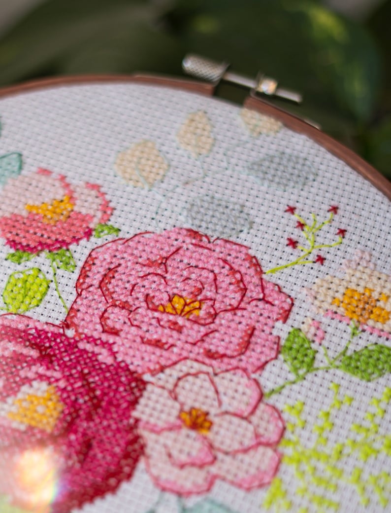 White Aida Cloth: 100% Cotton Cross Stitch Fabric, Evenweave Canvas image 6
