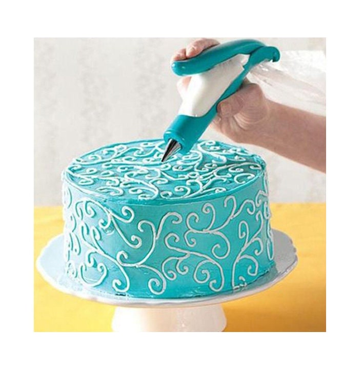 Stylo de tuyauterie de pâtisserie et de glaçage avec 2 poches à douille et  2 buses Gâteau, stylo de décoration de cupcake, seringue de crème, stylo  déco, porte-sac à glaçage Livraison gratuite 