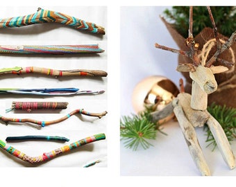 50 Bastoncini Legno Per Lavoretti - Con Fori, Lisci E Sicuri, Per DIY, Scuola, Progetti Creativi