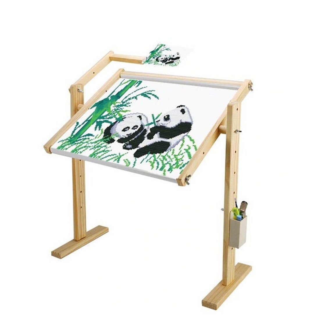 Luca-S Table-Type Wooden Embroidery Stand 16 x 22 - 123Stitch