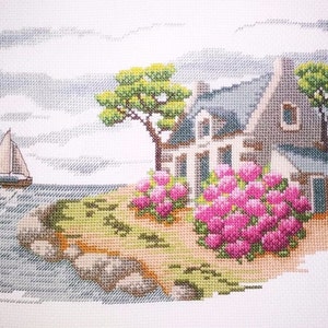 White Aida Cloth: 100% Cotton Cross Stitch Fabric, Evenweave Canvas image 4