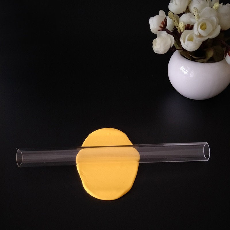 Acrylic Clay Rolling Pin roller for Pottery, Ceramics,and Clay Projects Polymer  Clay Roller Stick DIY Molding Rolling Toolfree Shipping 