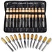 Professional Wood Carving Hand Chisel and Lathe Gouge Tools- 12 Pcs Set - Razor-Sharp Hardened Carbon Steel - Free Shipping 