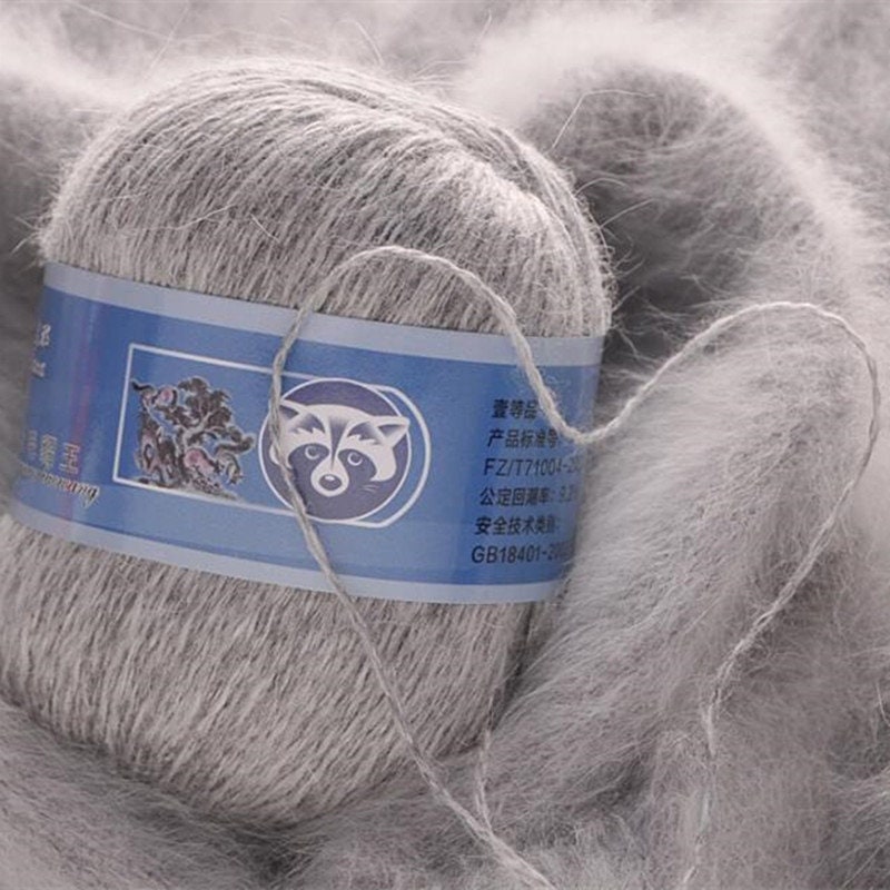 50g Faux Fur Yarn Long Hair Mohair Wool Cashmere for Hand Knitting Crochet  Sweater Thread Baby Clothes Scarf Fluffy Mink Yarn