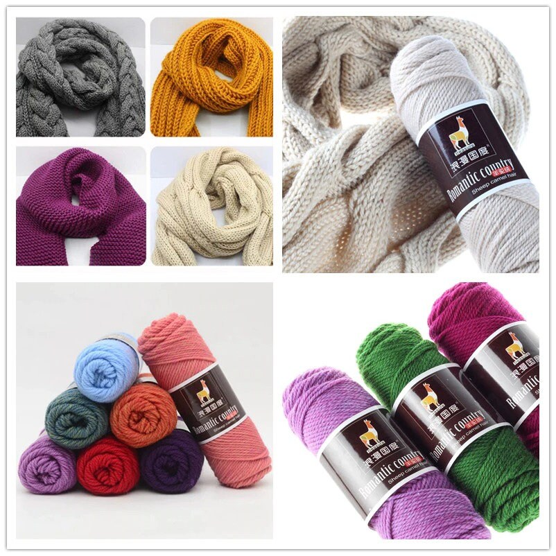 Alpaca Wool Yarn Knitting/crochet 100 G/skein | Etsy