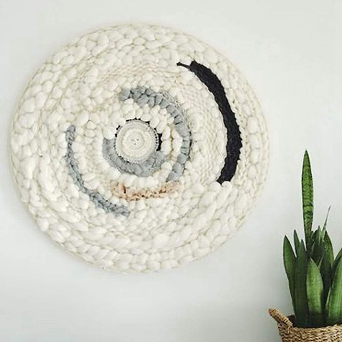 Round Weaving Loom Kit Circular Loom Hoop Frame Weave Etsy