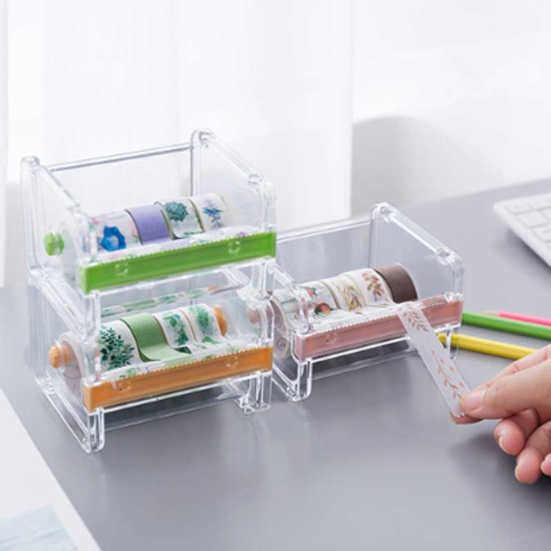 Large Grids Organizer Box for Washi Tape, 15 Compartments Storage