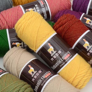 Alpaka Wollgarn zum Stricken/Häkeln | 100g/Knäuel | Hautfreundlich, Anti-Pilling, weich und bequem, geniale Wärme | Kostenloser Versand