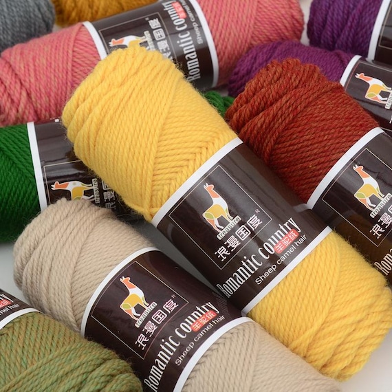Alpaca Wool Yarn: Soft, Skin-Friendly Knitting & Crochet (100g/skein)