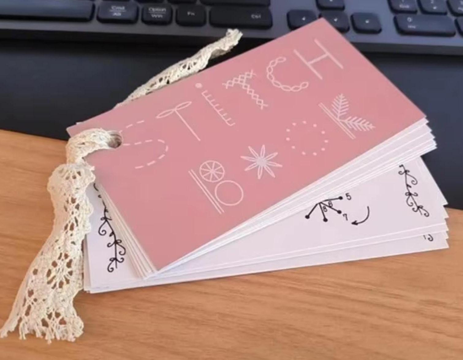 Kit Libro Punti Ricamo Per Principianti – 143 Punti, Tessuto In Lino, 50 Colori Di Filo, Guida Passo Passo