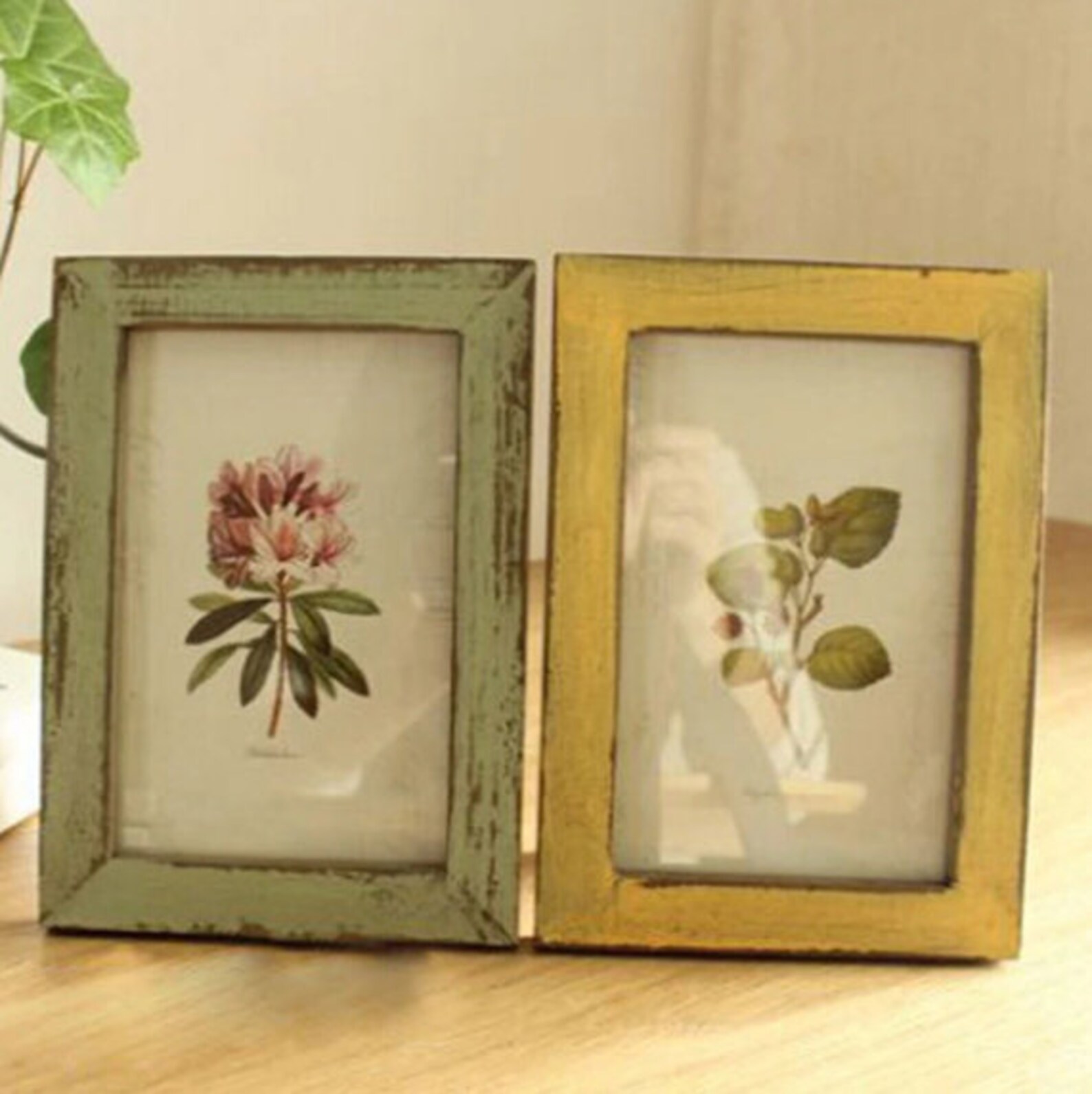 Farmhouse Distressed Frame Wooden Craft Frame Vintage 5 Inch Etsy