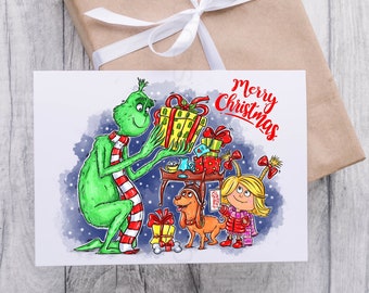 Grinch Christmas Card