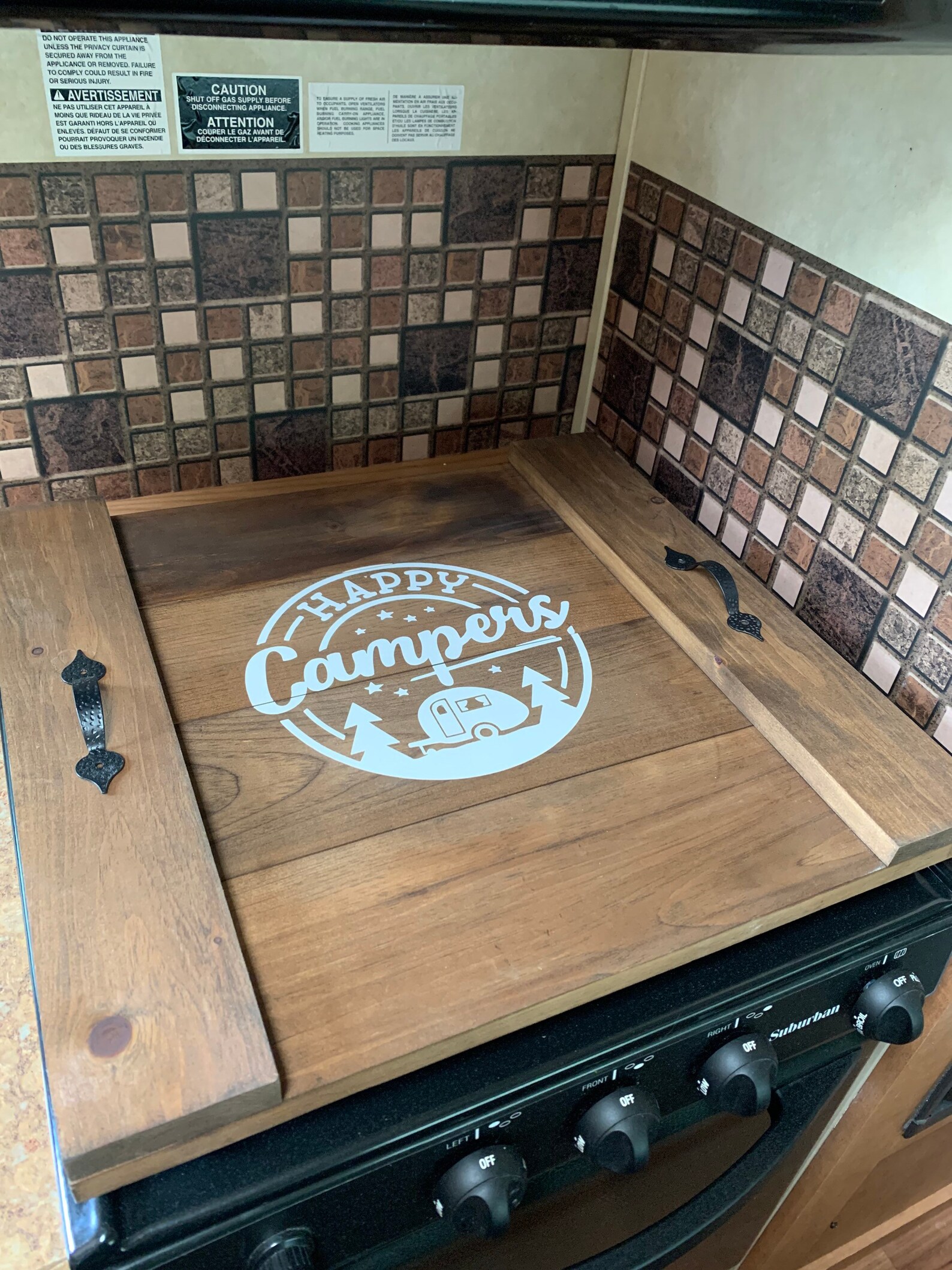 Camper Stove Cover Trailer Stove Cover RV Stove Cover Etsy