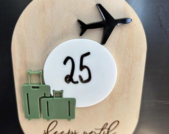 Vacation Countdown, Sleeps until Vacation, Vacation Sign, Vacation magnet, Vacation Gift