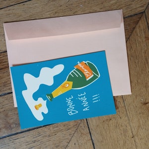 Carte postale "bonne année"