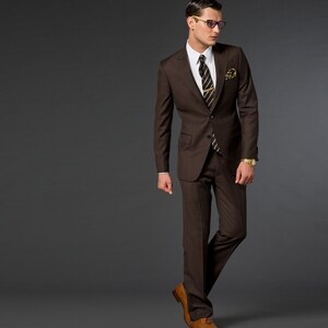 Buy Raymond Dark Brown Suit Size 46RIDH00646O7 at Amazonin