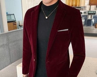 velvet coat jacket