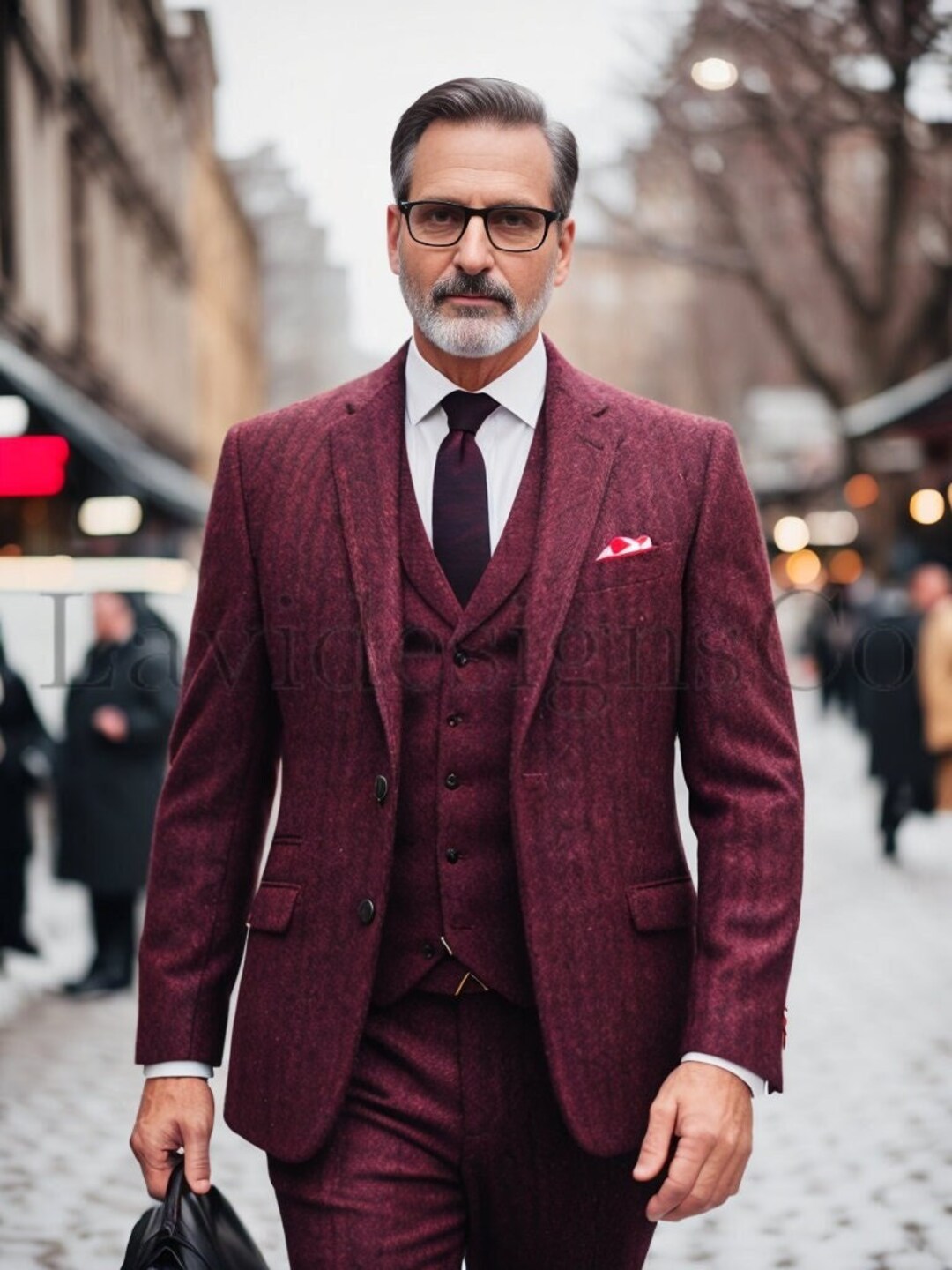 Burgundy Tweed Suit Burgundy Tweed Suit Naples Burgundy Tweed Suit