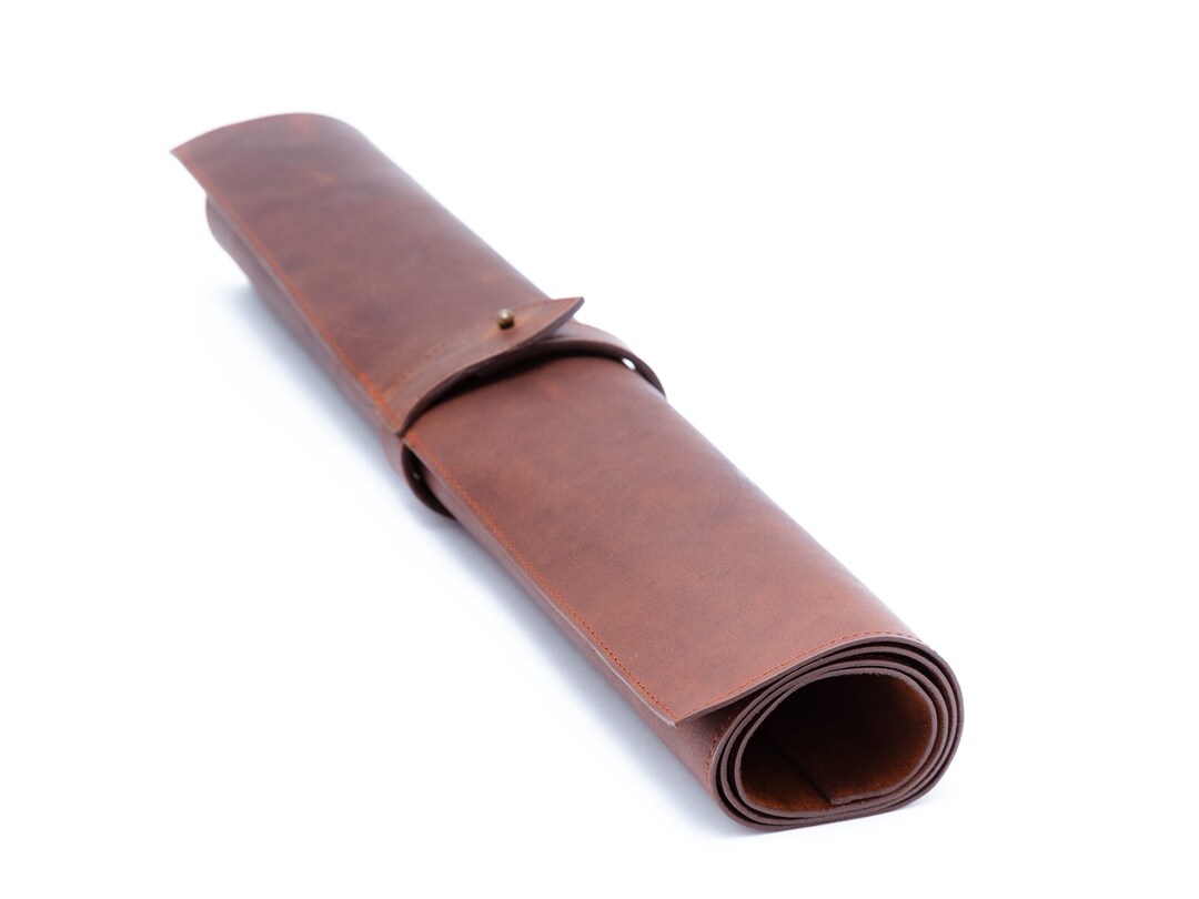 Full Grain Leather Shoe Polish Mat/ Brown Leather Shoe Polish Mat/custom Leather Mat Shoe Care