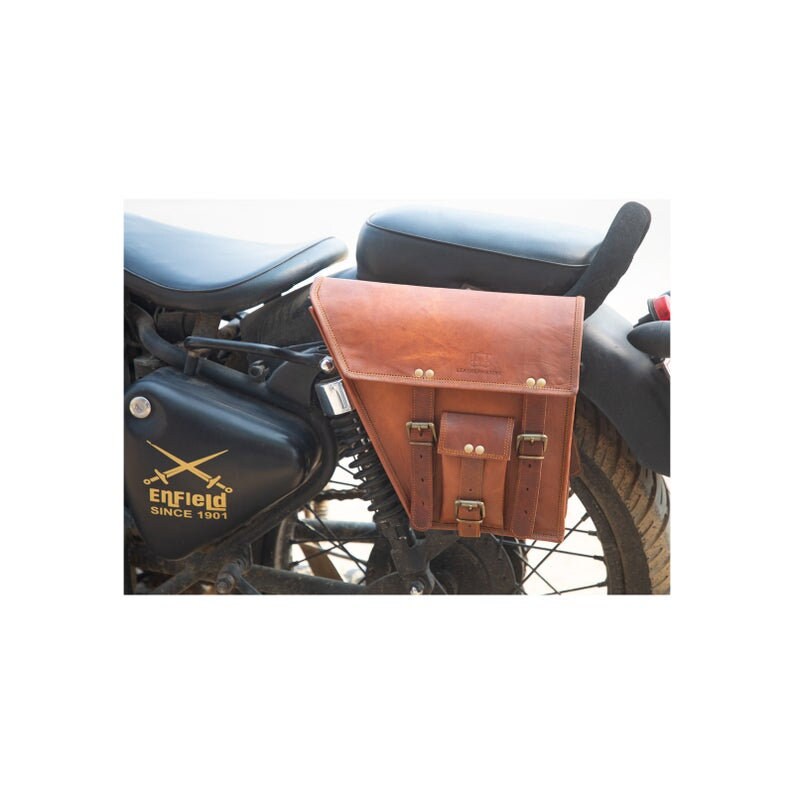 Full grain Leather Bike Bag pair saddle bag set of 2 bags Etsy