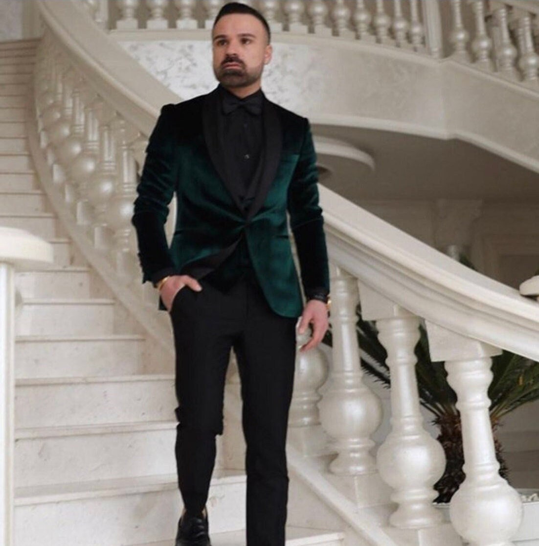 Green velour suit new arrivals