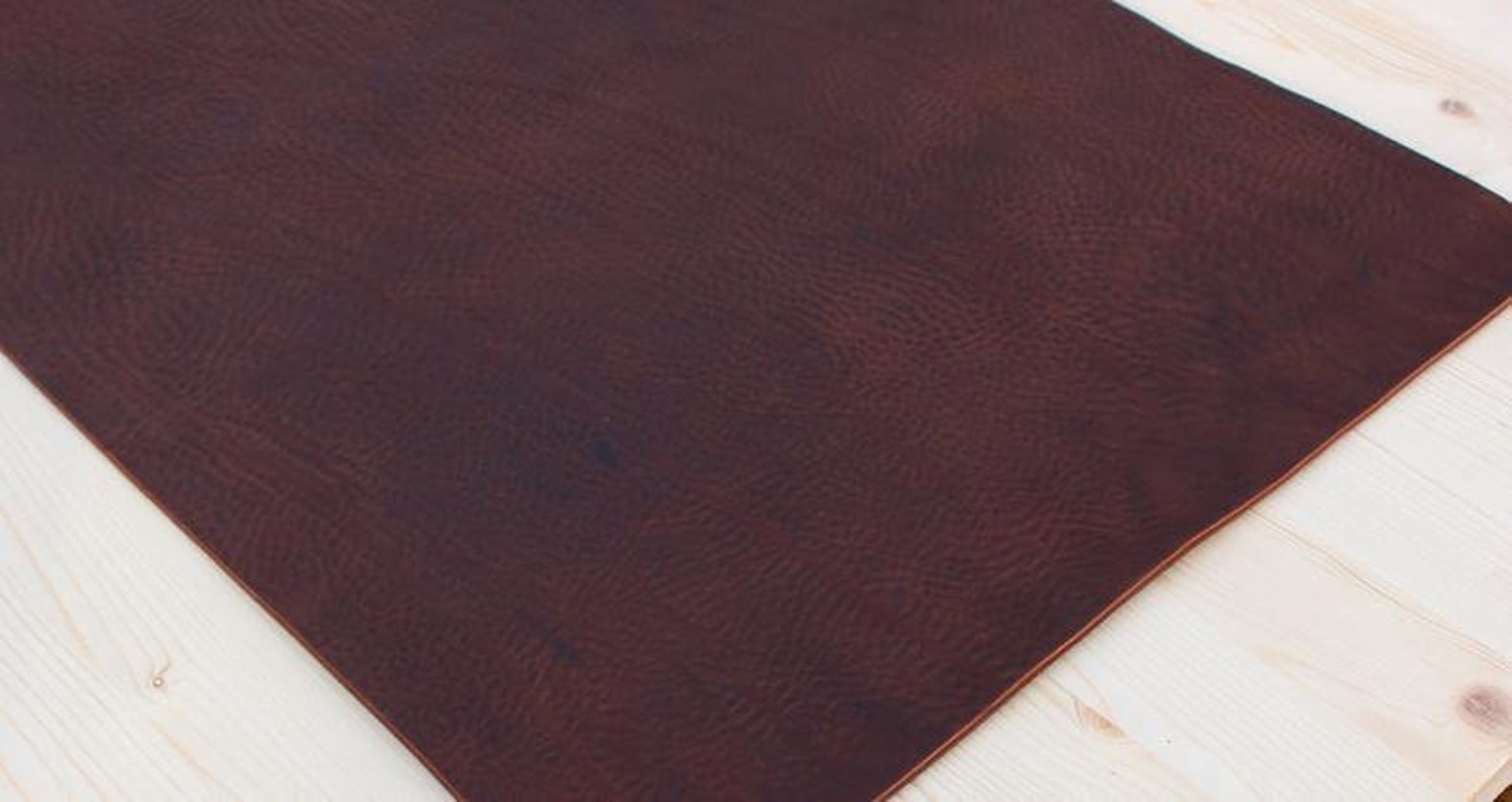 Full Grain Brown Leather Desk Pad Large Leather Table Mat Etsy UK
