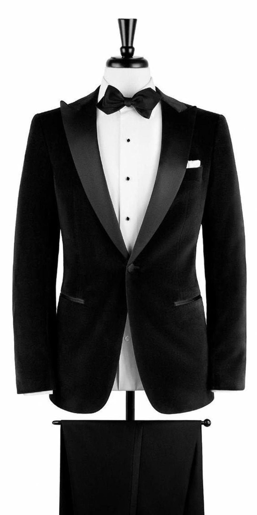 Men Black Tuxedo Jacket for Grooms Wedding Dinner Party Wear Etsy