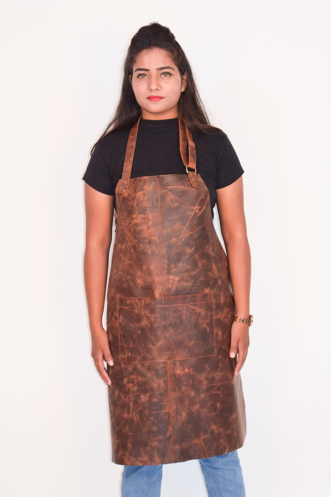 Echt Leder Schürze 2,5mm - Deutsche Handarbeit Für Schreinerei & Schmiede