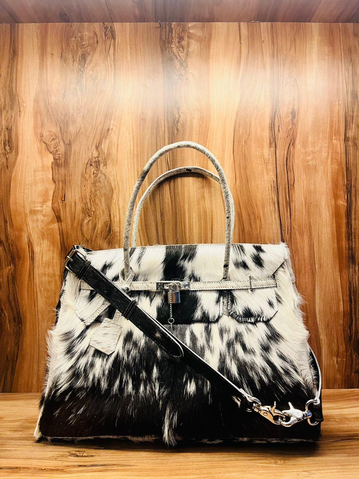 Neueste Designer Rindsleder Pony Haut Einkaufstasche Crossbody - Hair On Leder Reisetasche - westliche Umhängetasche