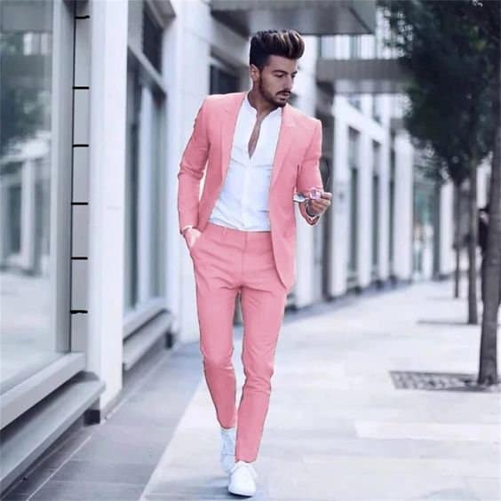 Suits For Men Dusty Rose Men Suits Piece Slim Fit Suits Hong Kong ...