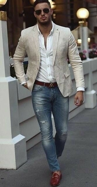 Beige Mens Blazer - Etsy