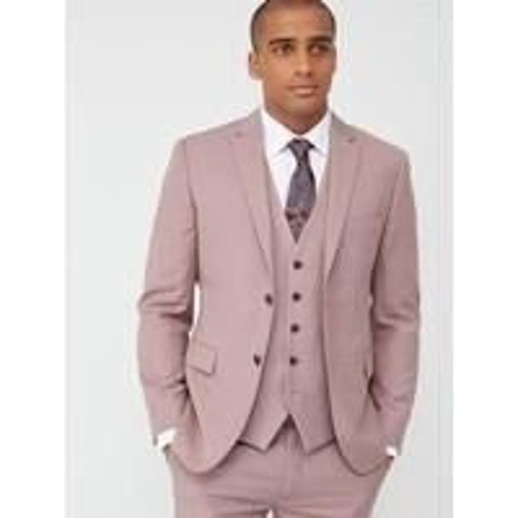 Men Mink Suit Beach Wedding Suit Groom 