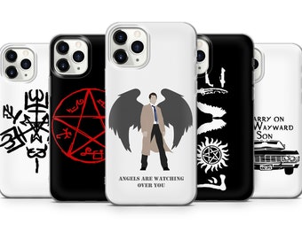 Couverture de boîtier de téléphone Angel Supernatural pour iPhone 14, 13, 12 Pro, XR, Samsung S22, S21, A40, A52, Huawei P40, P50 Lite, autre modèle