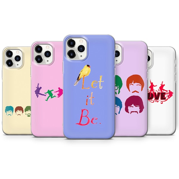 The Beatles Singer Let it Be phone case for fit iPhone 14, 13, 12 Pro, XR, Samsung S22, S21, A40, A52, Huawei P50 Lite other model