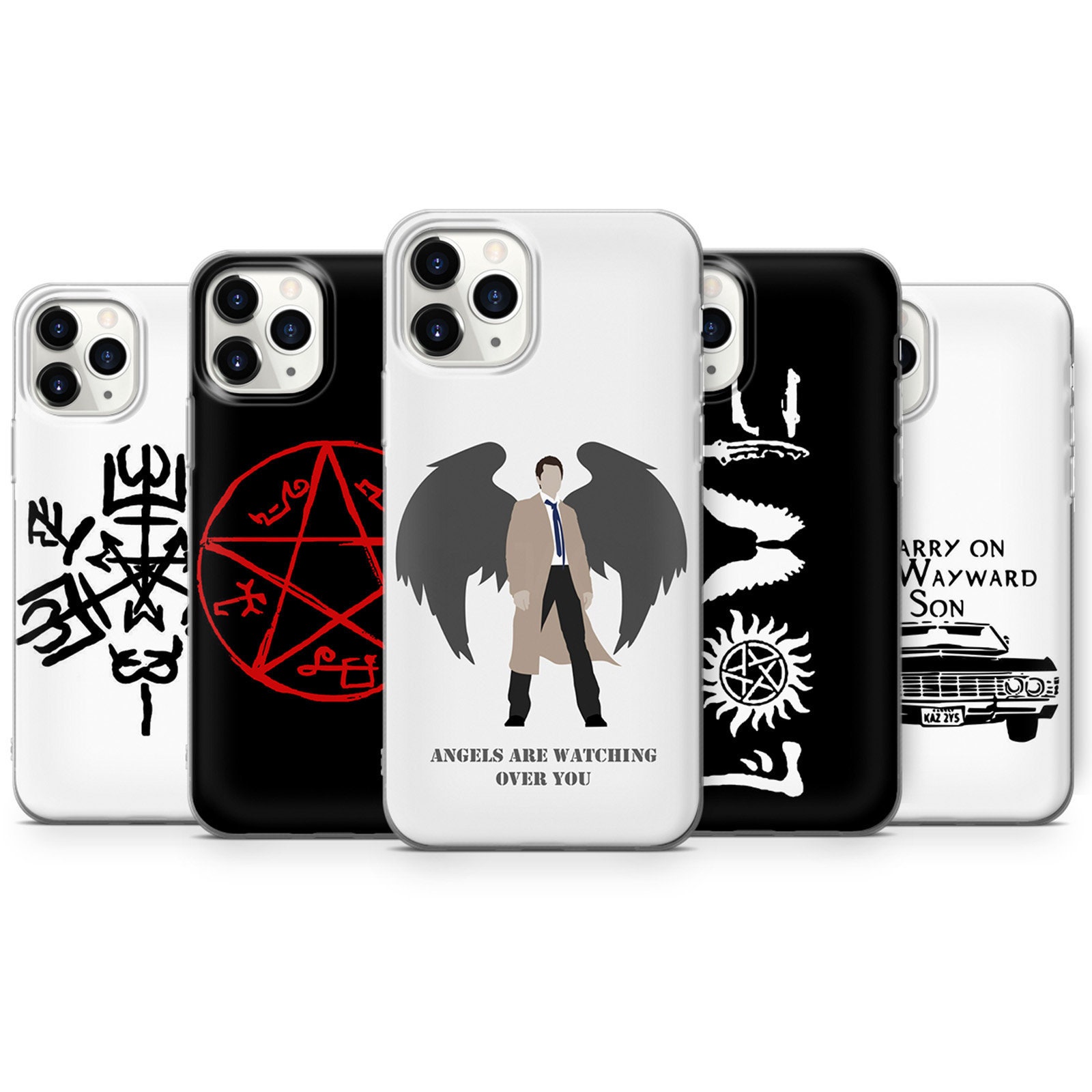 Supernatural Cases - Impala Nights- Sam and Dean Samsung Galaxy Soft Case  RB2409