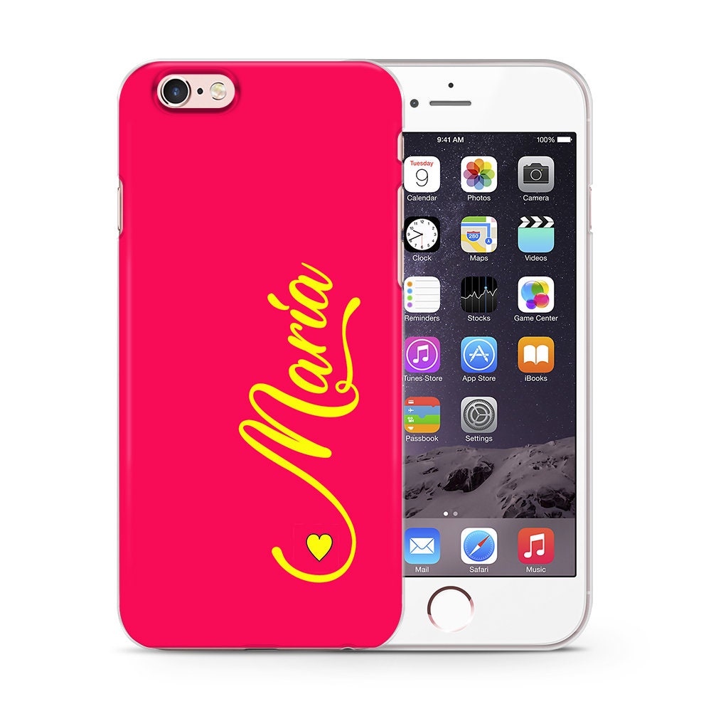 Personalised name colorful phone case cover for iPhone 12 11 Etsy